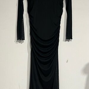 Chic Black Long Sleeve Dress